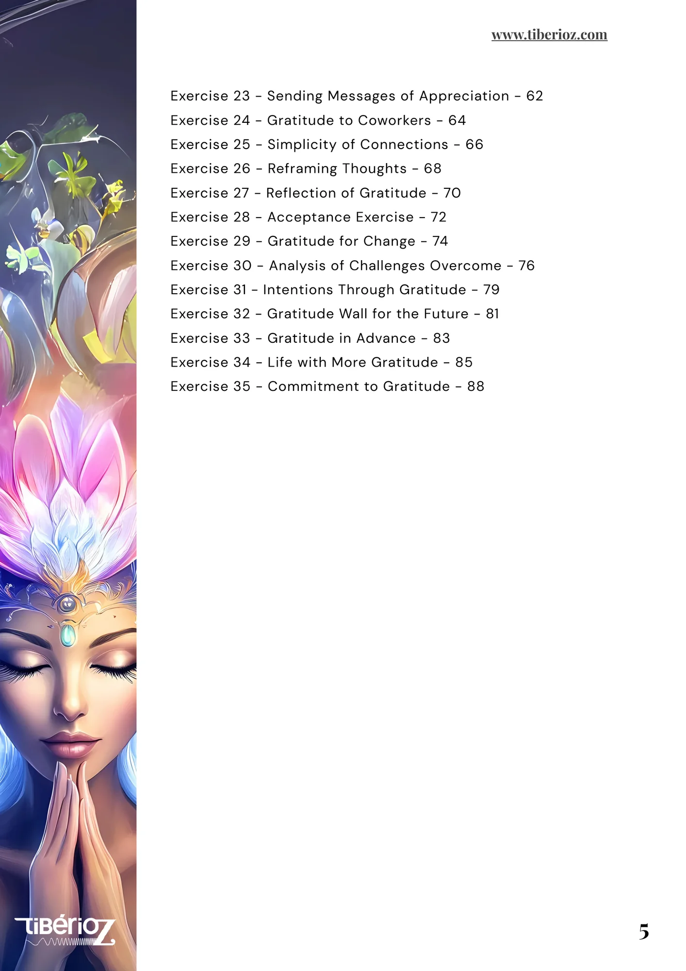 35 Gratitude Exercises preview page 5