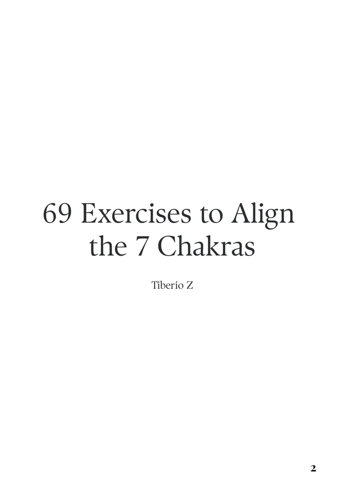 69 Exercises to Unblock Your Chakras preview page 2