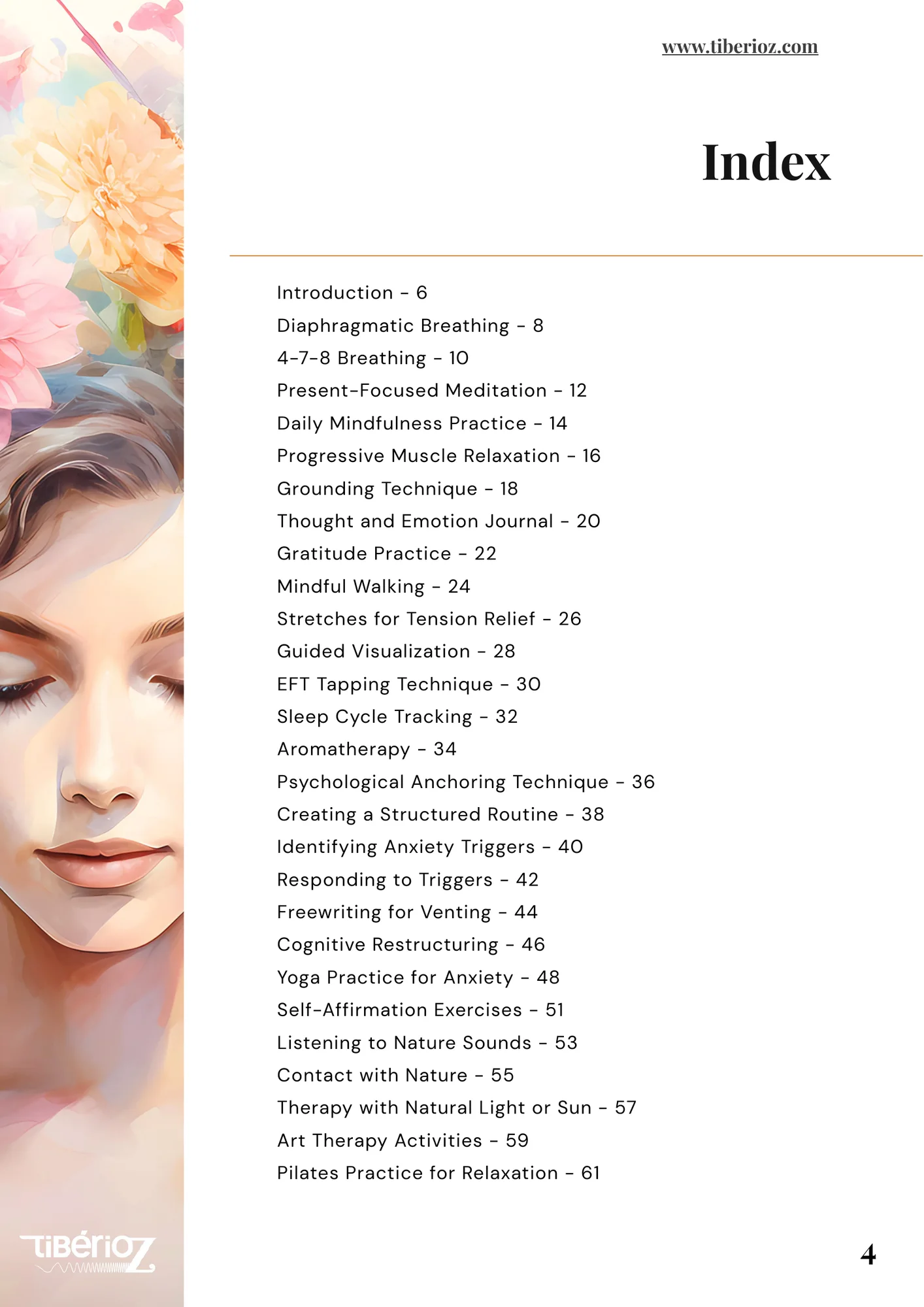 60 Exercises to Reduce Anxiety preview page 4