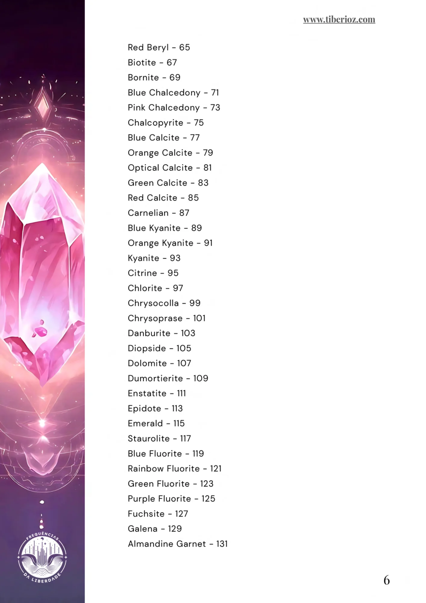 Illustrated Guide to 120 Healing Crystals preview page 6
