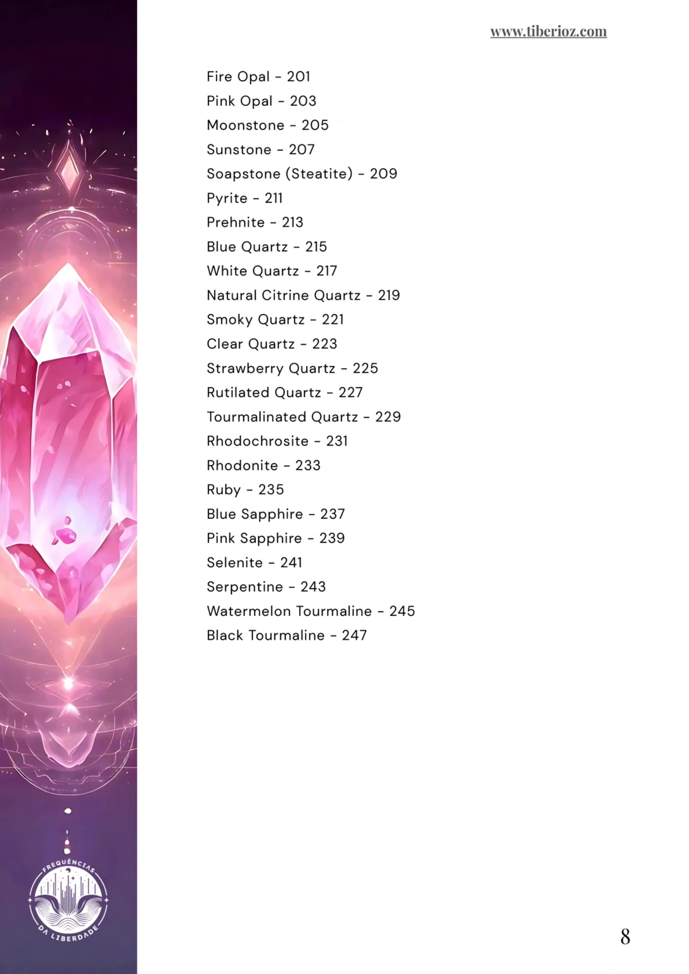 Illustrated Guide to 120 Healing Crystals preview page 8