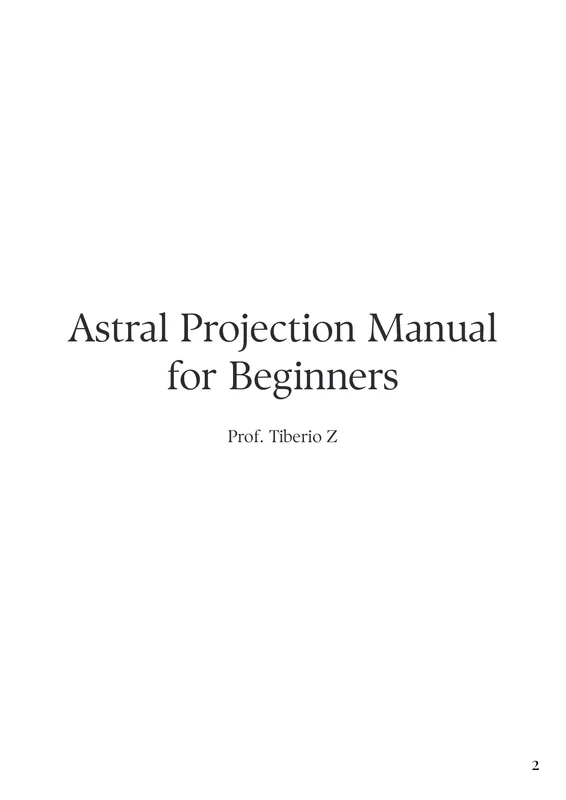 Astral Projection Manual for Beginners preview page 2