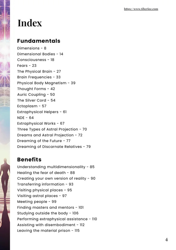Astral Projection Manual for Beginners preview page 4